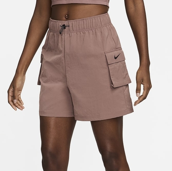 Nike Purple High‎ Waist Shorts Size XS NWT - Picture 2 of 10